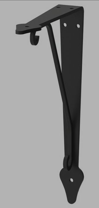 Wspornik półki, metalowy, Ikea KROKSHULT
Wspornik, antracyt, 18x24 cm