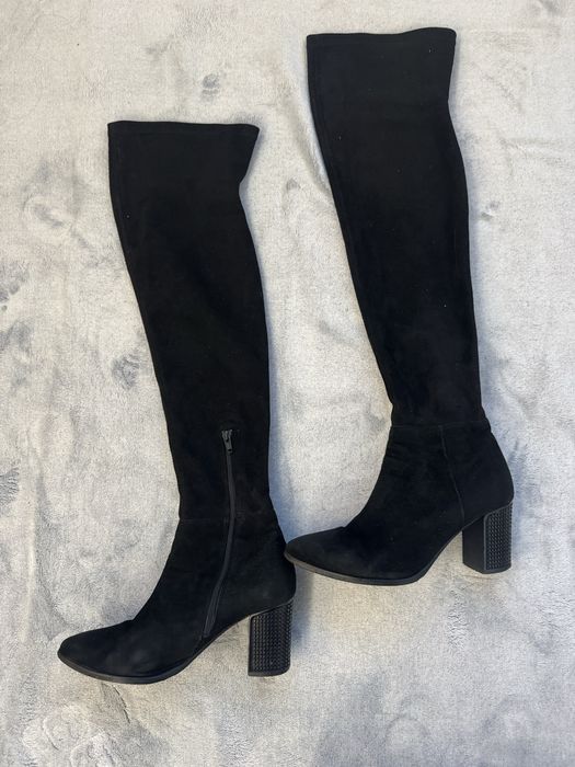 Zamszowe kozaki Lasocki