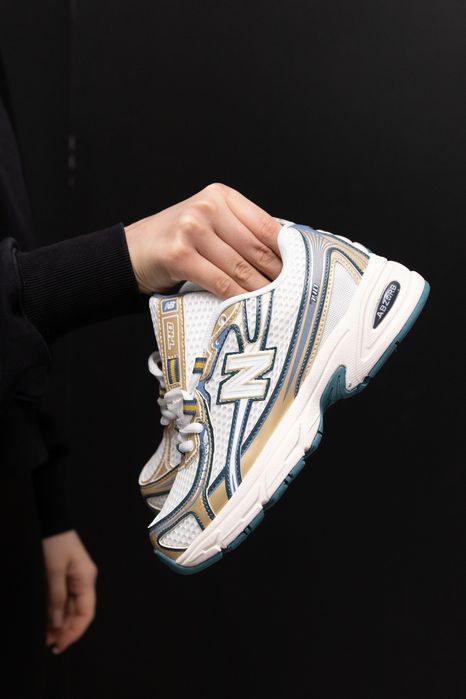 Кросівки Кроссовки New Balance 740 Blue Gold Синий Золотой Синій Золотий Кросовки демісезон