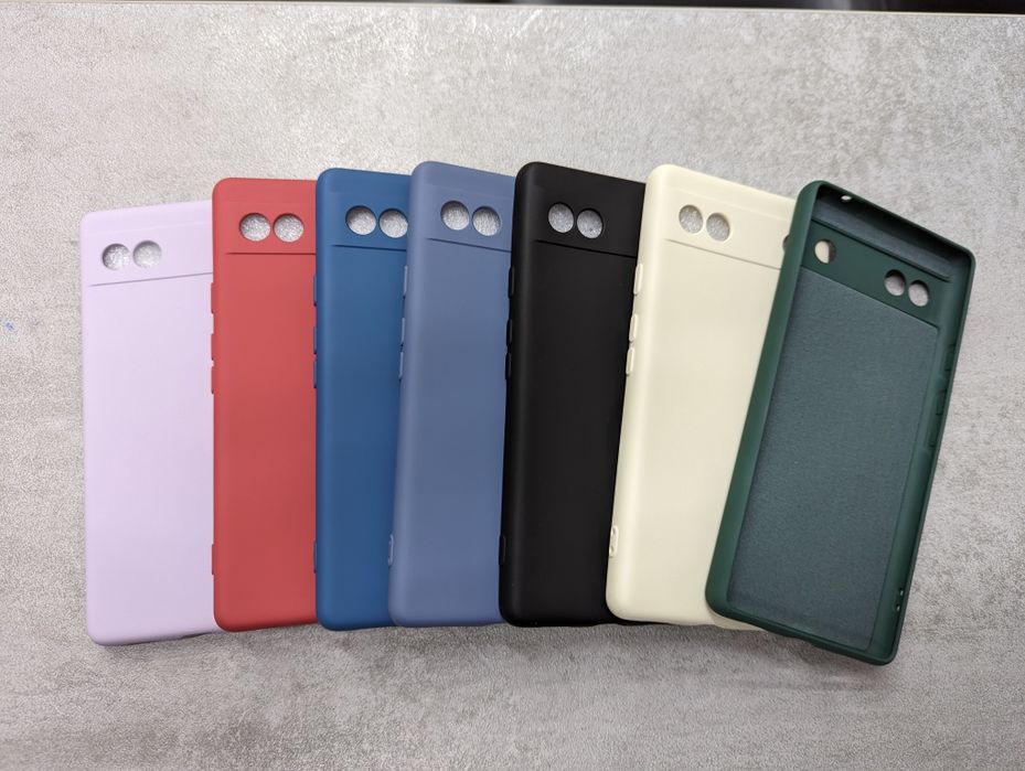 Противоударный чехол Google Pixel 6a микрофибра Чохолсофт тач