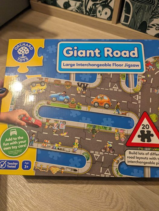 ORCHARD TOYS Giant Road Puzzle 20 el.