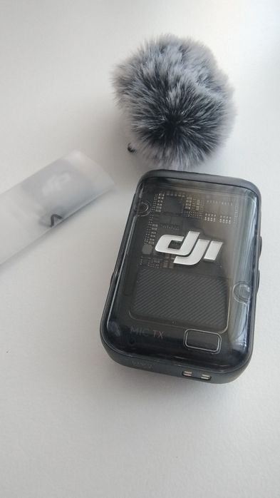 DJI Mic 2 Nadajnik / Mikrofon (Shadow Black) + Deadcat + Klips – NOWY