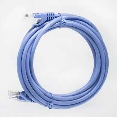новий Патч-корд 3 м (Интернет-кабель витая пара, Ethernet кабель RJ-45, сетевой кабель Cat5e NetBasics)