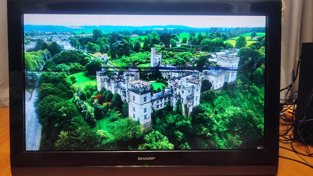 Телевизор Sharp LC-32SH7EBK с дефектом