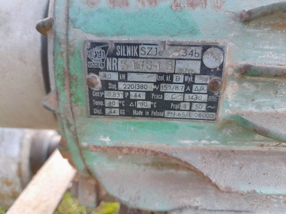 Silnik elektryczny trójfazowy SZJe 34b TAMEL 4 kW