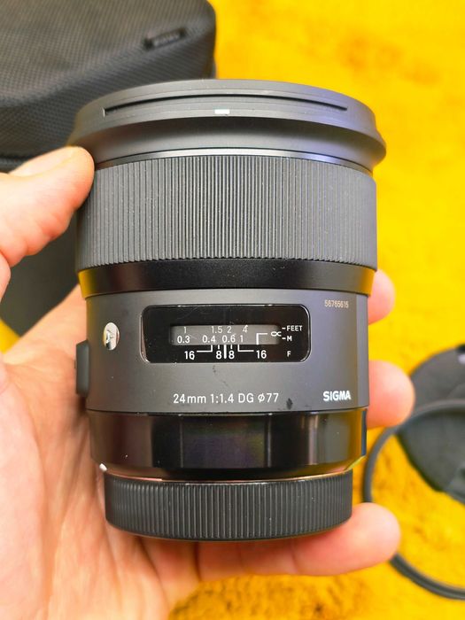 !ТОП-СТАН! Об'єктив Sigma 24mm f1.4 DG для Canon EF з UV фільтром