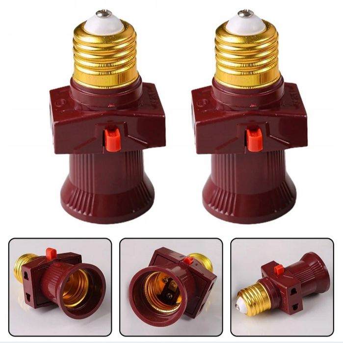 Rozgałęźnik adapter przedłużacz żarówki oprawka  złodziejka E27