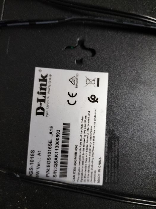 Switch D-Link DGS-1016S