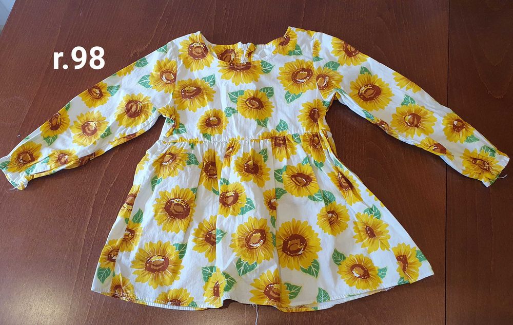 Sukienka r.98 długi rękaw
