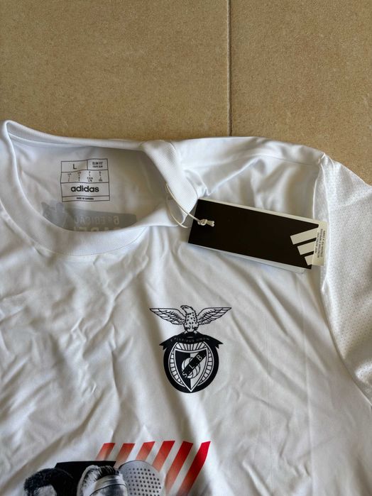 T-shirt de Padel - SL Benfica - Adidas - NOVA - Tamanho: L