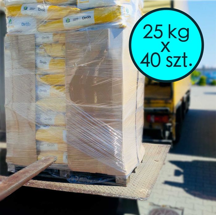 Pasza dla kur niosek 17% białka! 25kg karma Kruszonka soja nioski kury