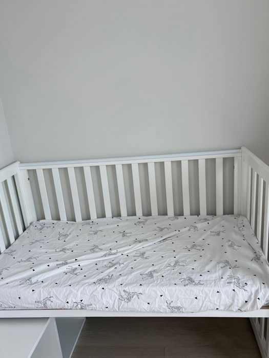 Дитяче ліжечко верес + маятник + колеса