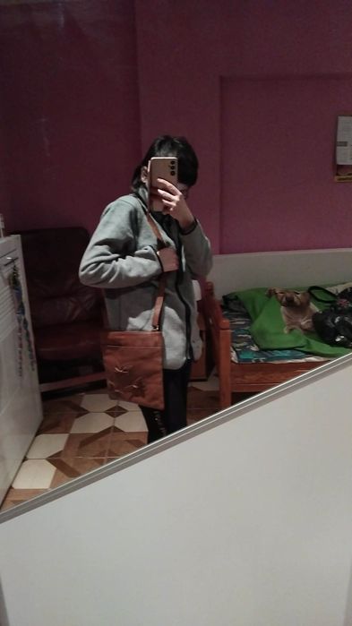Torebka  brązowa z kokardkami