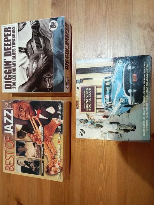 Cds Jazz, Blues e Cubana - Coleções completas - 15 CDs