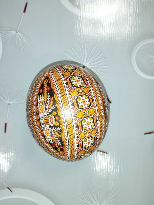 Писанки на страусиних яйцях