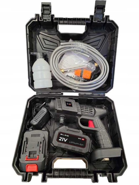 Myjka ciśnieniowa akumulatorowa | 2x akumulator