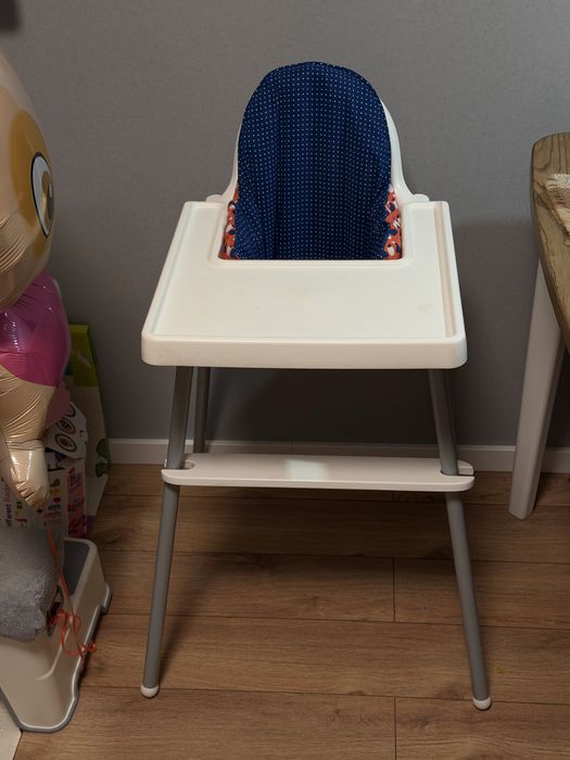 Стільчик + підніжка + вкладка для годування Ikea Antilop