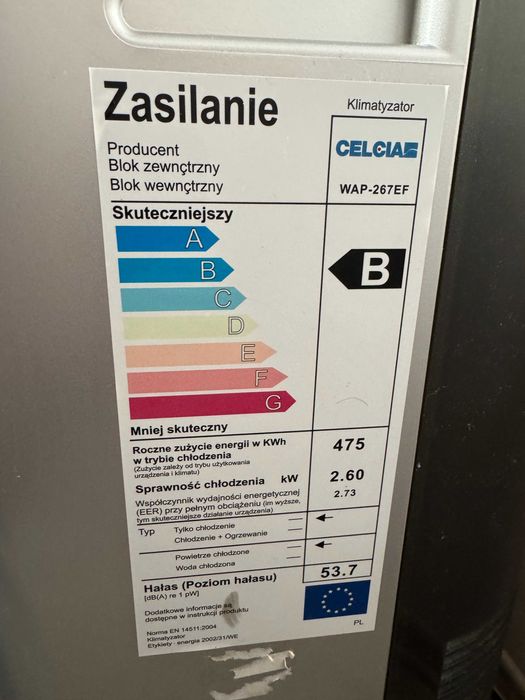 Klimatyzator przenośny Celcia WAP-267EF