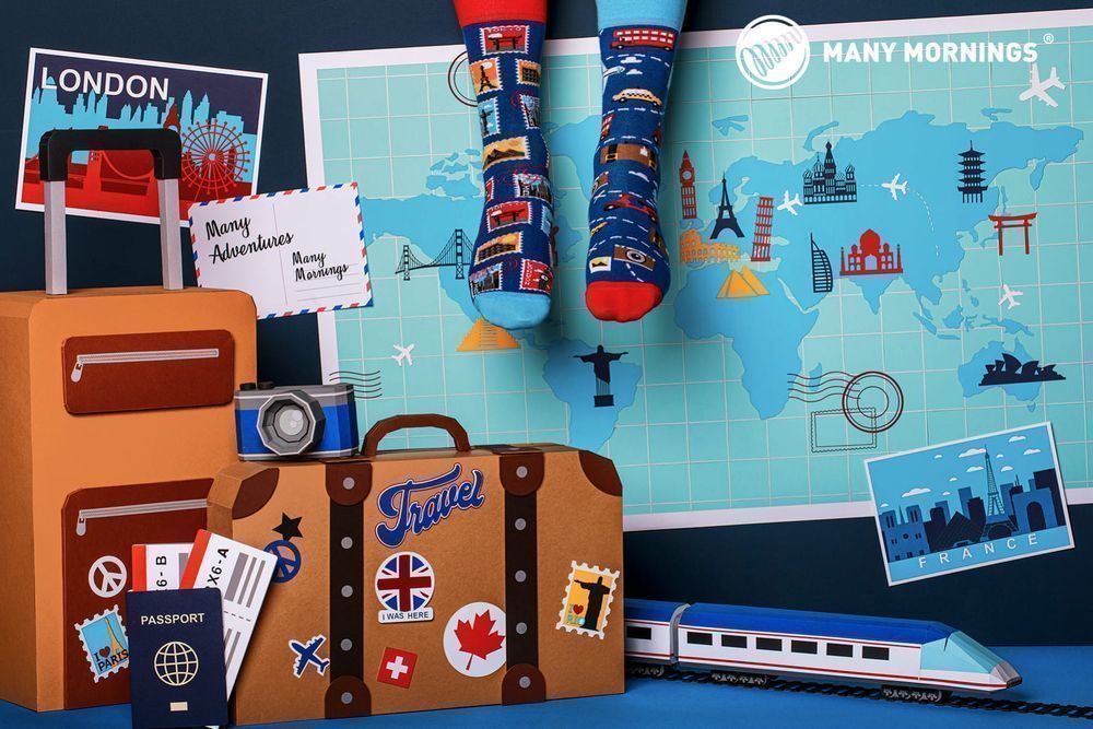 Skarpety The Traveler - Many Mornings 35-38