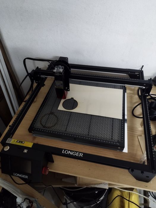 Máquina gravação e corte laser longer ray5 10w + air assist