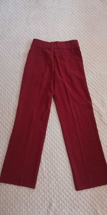 Spodnie Artigiano nowe bordowe w kant r. S 34