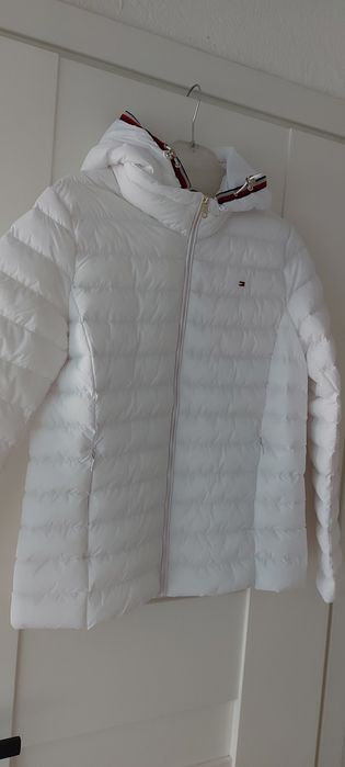 Biała kurtka Tommy Hilfiger