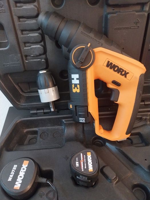Aparafusadora / Martelo / Broca H3, Worx WX382