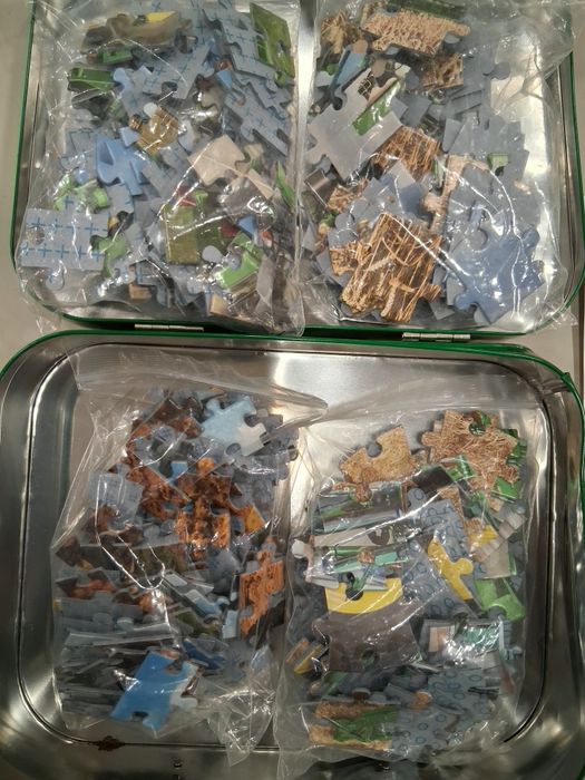 Jogo: Cx c/ 4 Puzzles Quebra-Cabeças, 320 pcs - JOHN DEERE - NOVO