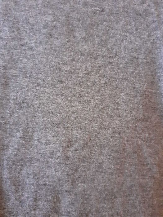 36 38 Bluzka z długim rękawem szara wiskoza basic vintage '90s Y2K