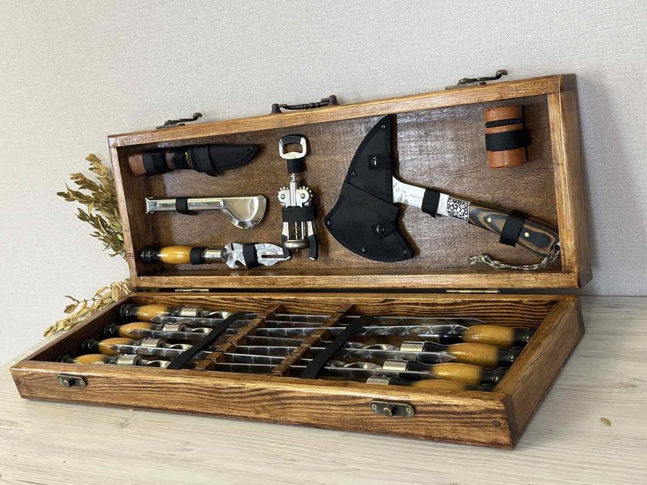 Подарункові набори шампурів / подарунок для кума брата свата чоловіка