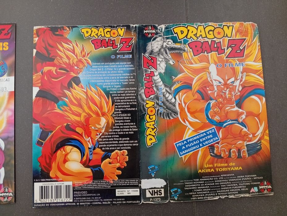 Lote Capas VHS Dragon Ball Z