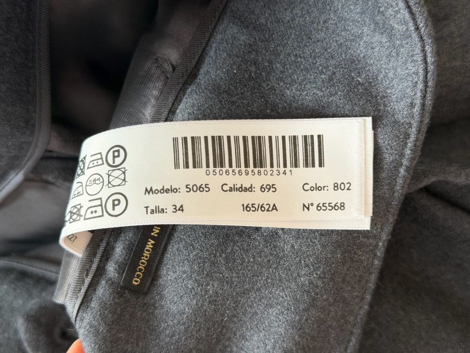Нові брюки сірі вовняні Massimo Dutti 34 р.