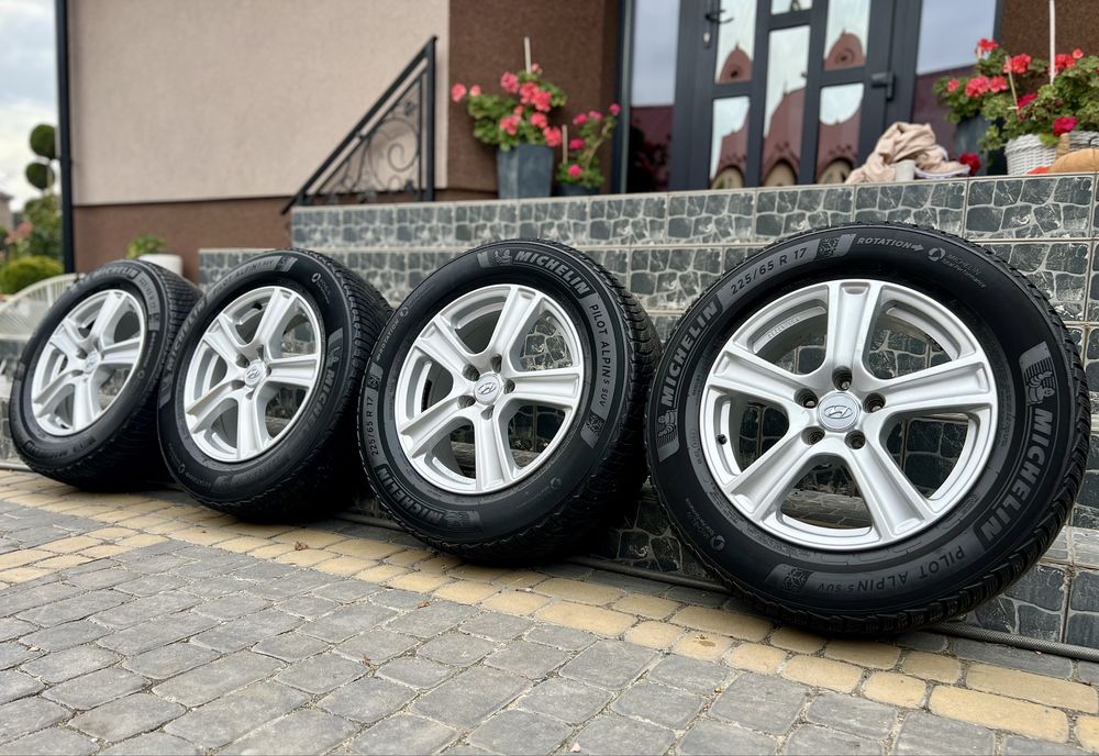 Колеса в зборі 5х114,3 r17 зима 225/65 Sorento SantaFe Tucson Qashqai