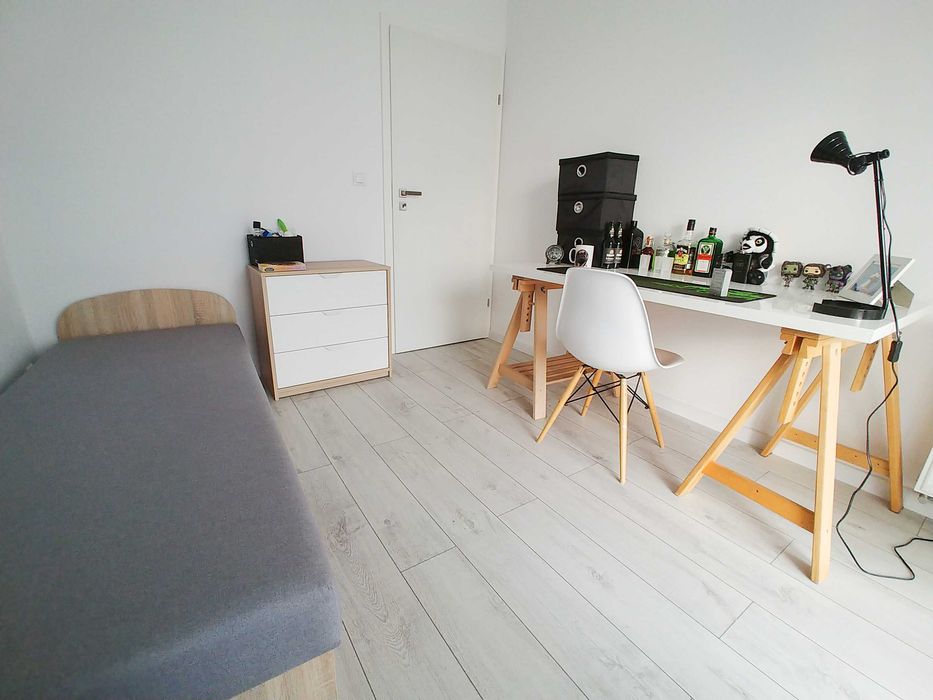 Pokój jednoosobowy z balkonem Gdańsk Morena nowe budownictwo