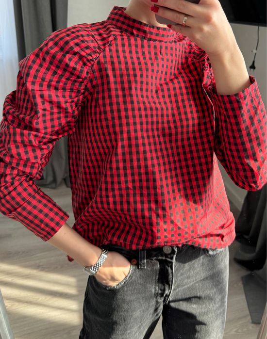 Сорочка в клітинку hm нова