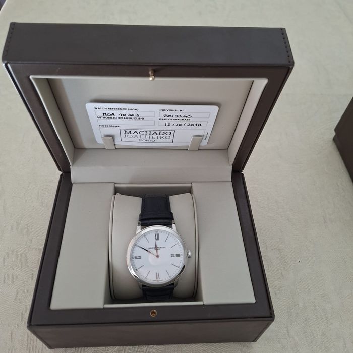 Relógio Baume Mercier, Classima Mercier Quartz 40mm, estojo e etiqueta