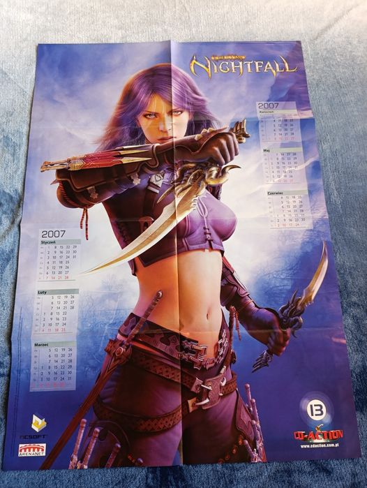 Plakat dwustronny Guild Wars oraz Medieval 2