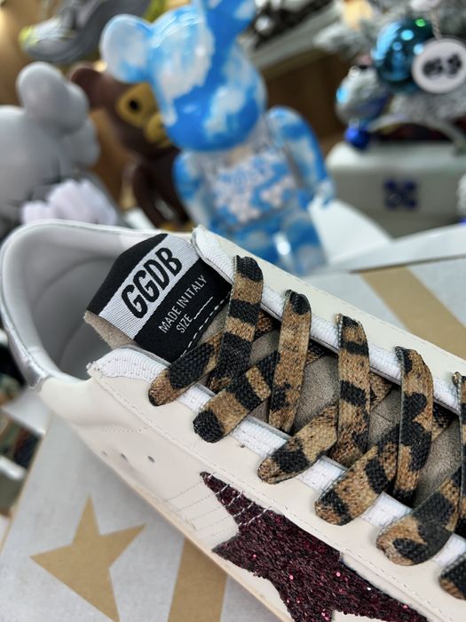 Кеди Golden Goose GGDB / Superstar Beige / Red