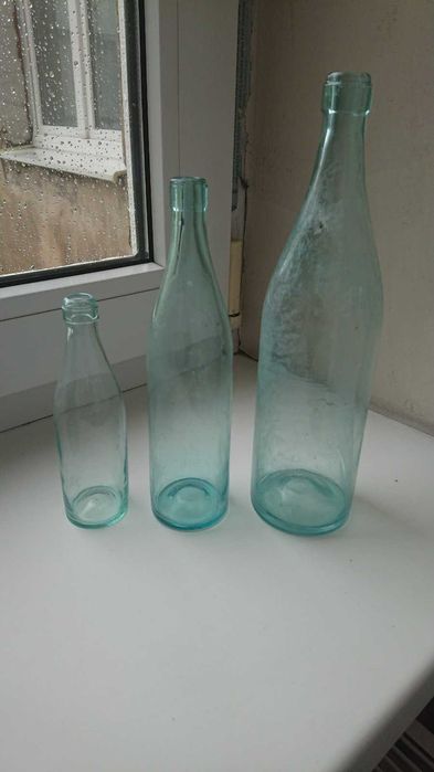 Винтажные пустые бутылки СССР