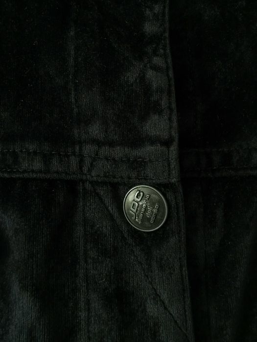 Welurowa kurtka katana koszula granatowa vintage 40 L 42 XL