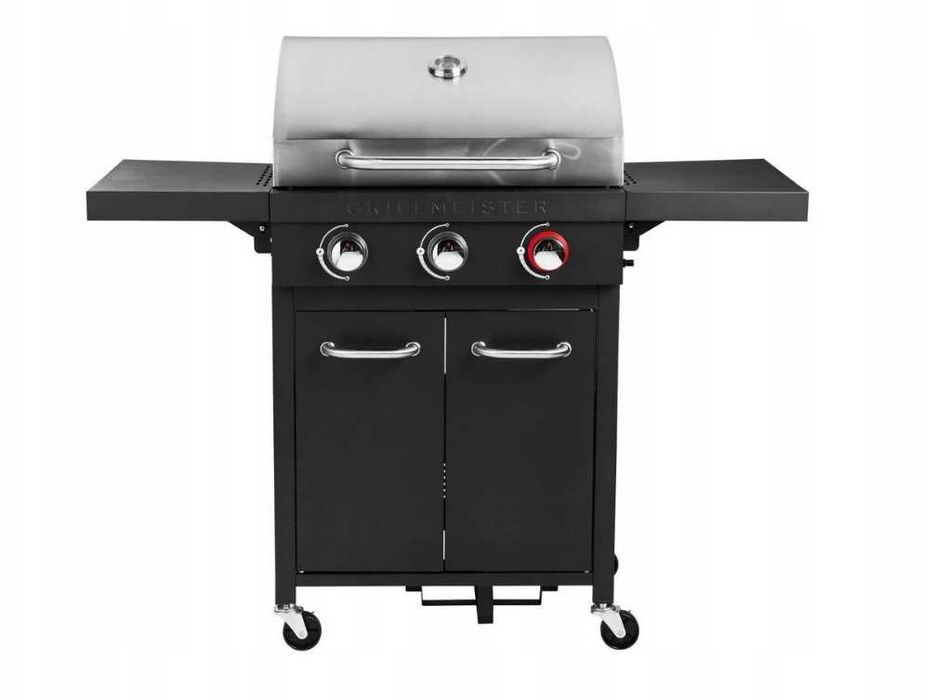 Grill gazowy Grillmeister Memphis - 3 palniki stal nierdzewna