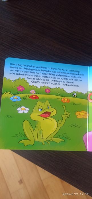 Книга на немецком языке Hanna, die raupe