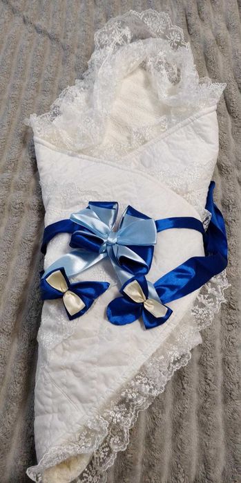 Конверт плед для виписки/хрестин