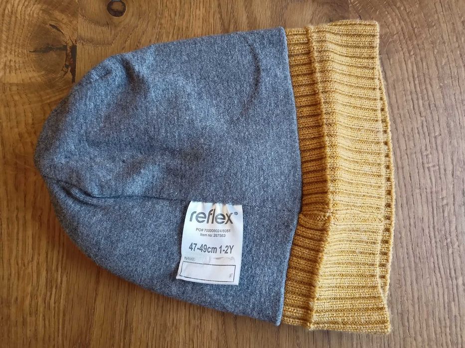 Czapka zimowa dziecięca merino Reflex