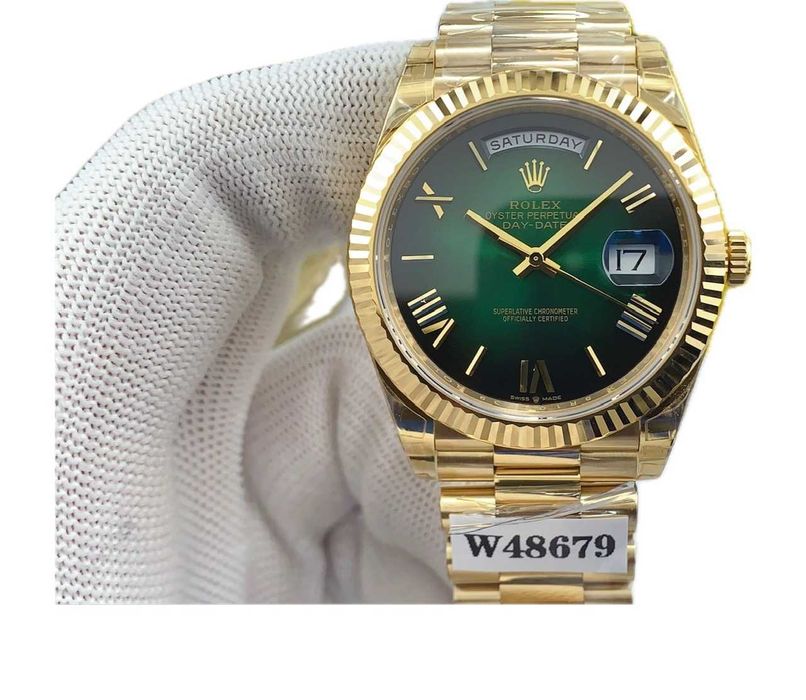 ROLEX Day-Date  Gold Green Ombre dial