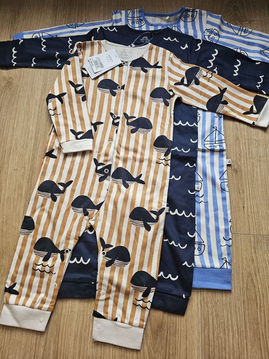 Zestaw pajacyków chłopięcych  3-pak Next  rozmiar 86 cm