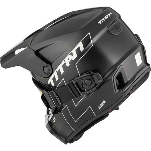 CKX Titan AMS Matt Black + Gogle APEX Kask Zimowy ECE 22.06