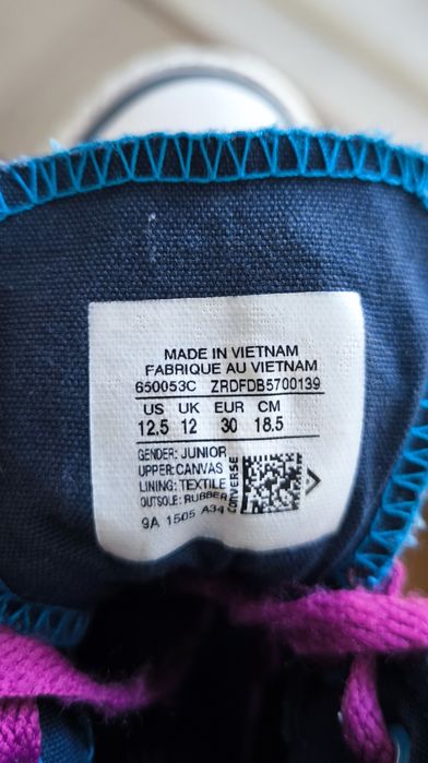 Converse trampki dla dziewczynki