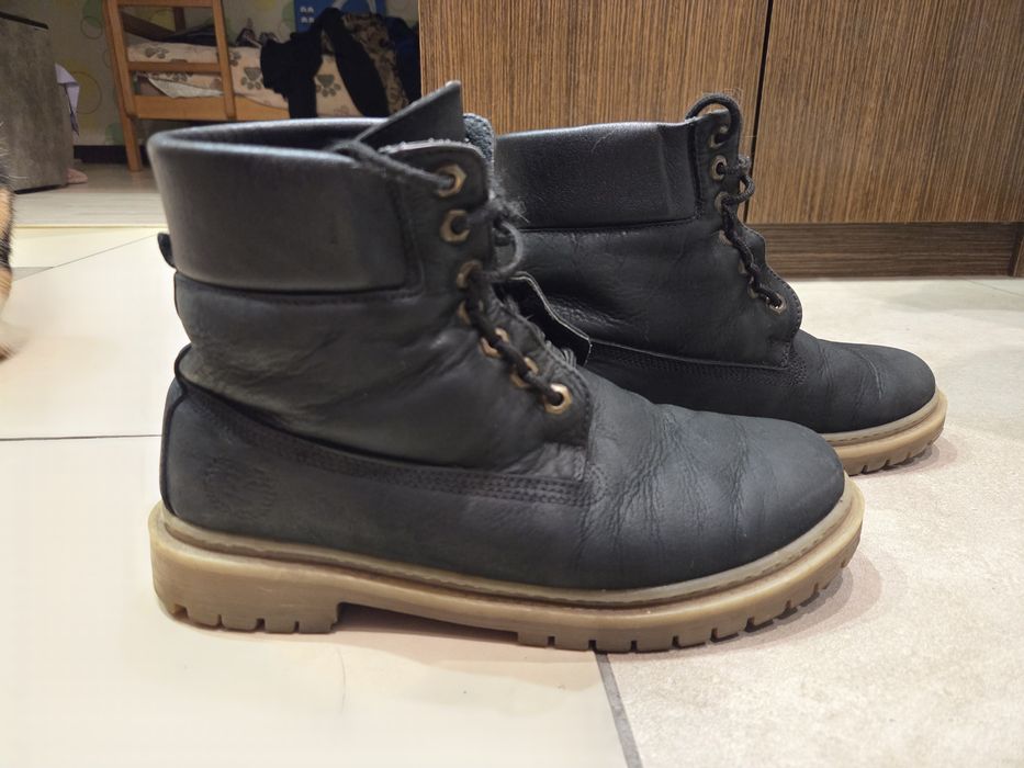 Ботинки чоловічі зимові шкіряні 41 р., 27 см аналог Timberland