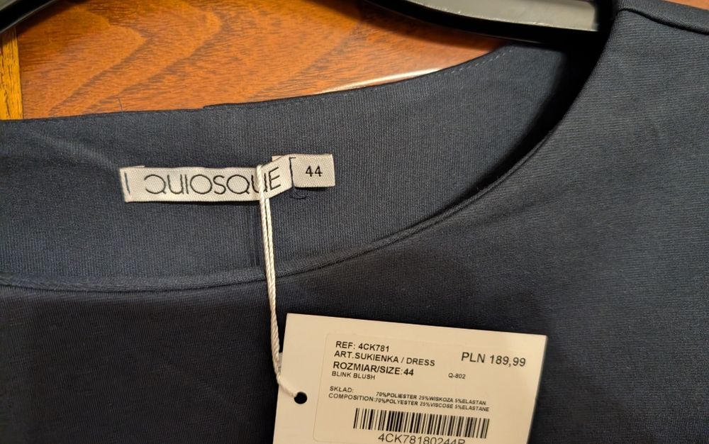 Granatowa sukienka Quiosque r. 44
